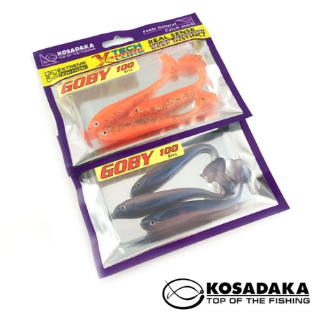 Мягкие приманки Kosadaka Goby 100 AGS 3шт