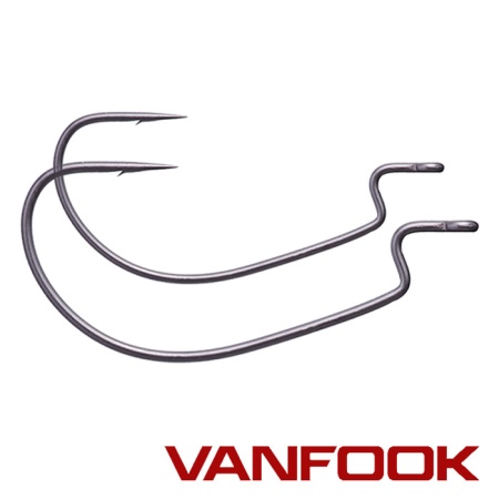 Крючки офсетные Vanfook Worm-55B #1/0 7шт