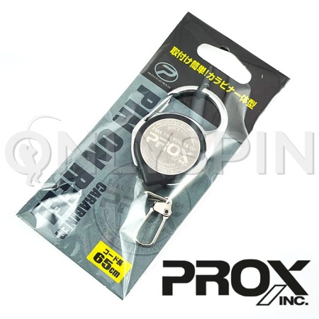 Ретривер Prox Carabiner Pin On Reel PX438S 65cm black