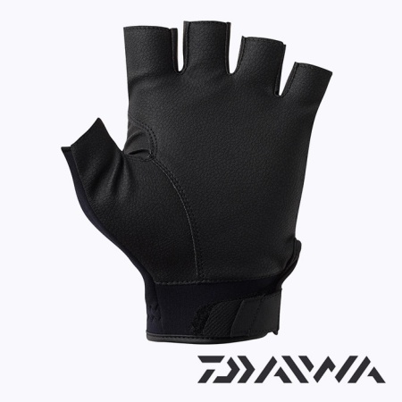 Перчатки Daiwa Cold Protection Light Grip Gloves 5 Cuts DG-6325W Black 2XL