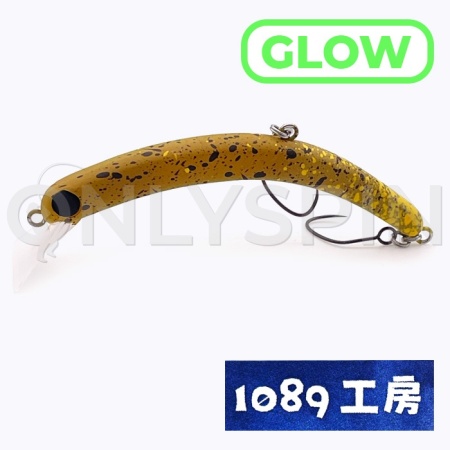 Воблер 1089 Koubou Sakasanyoro Slim 60S NDM-02 glow