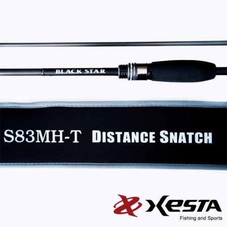 Спиннинг Xesta Black Star 2025 S83MH-T 2.51m 1.5-25gr Distance Snatch