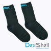 Водонепроницаемые носки DexShell Ultra Thin Crew черный/голубой M(39-42)