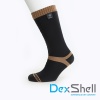 Водонепроницаемые носки DexShell Hytherm Pro Tobacco черный/коричневый M(39-42)