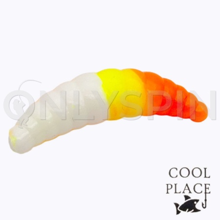 Мягкие приманки Cool Place Maggot 40mm сыр 27 white lemon red