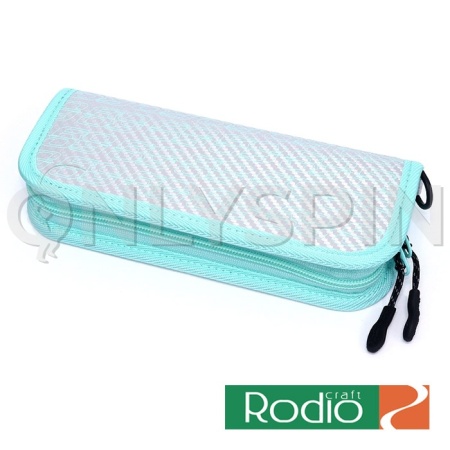 Кошелек для блесен Rodio Craft Carbon Wallet Medium silver/turquoiz
