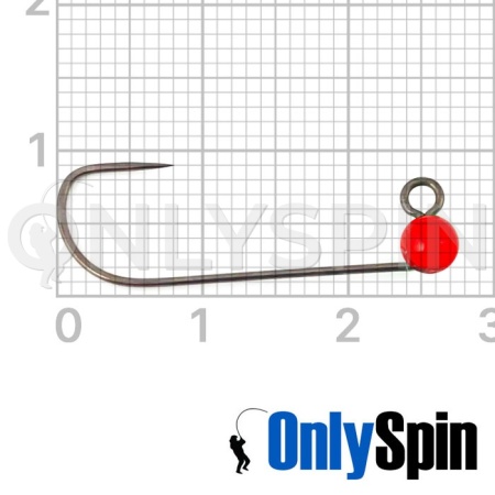 Форелевые джиг-головки OnlySpin Hayabusa JH777-BL #5 0.9gr красный 3шт