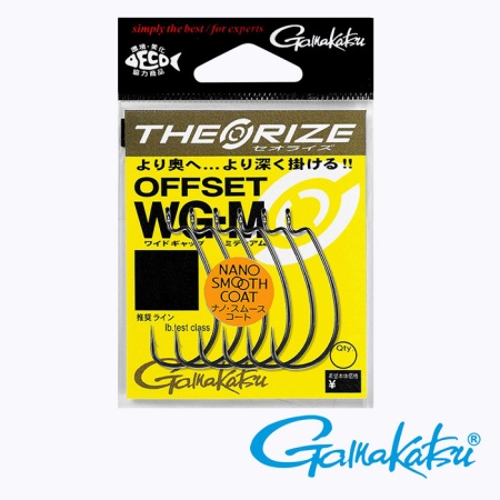 Крючки офсетные Gamakatsu Theorize Offset WG M #6/0 4шт