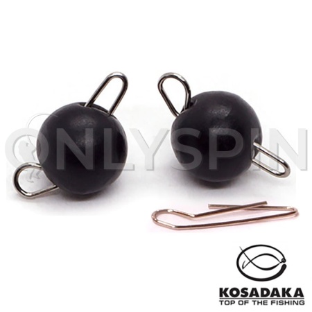 Вольфрамовые чебурашки Kosadaka 0.5gr Black 5шт