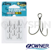 Крючки тройные Owner STBL-1.56BC barbless 12 8шт