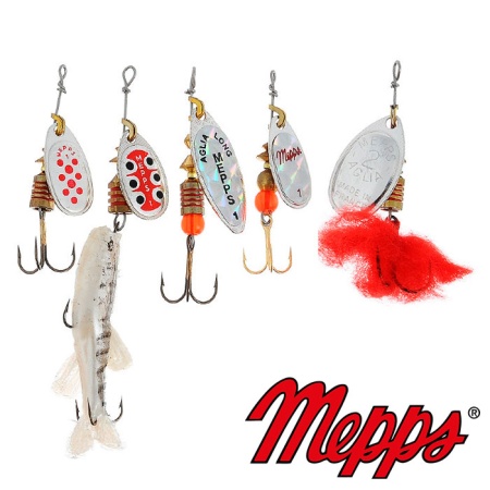 Набор вращающихся блесен Mepps Aglia Kit Perche