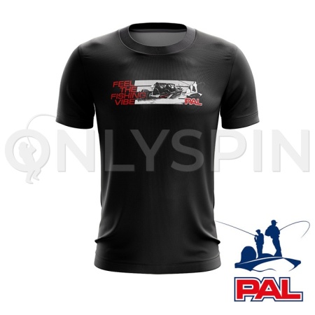 Футболка PAL Feel The Fishing Vibe черная XL
