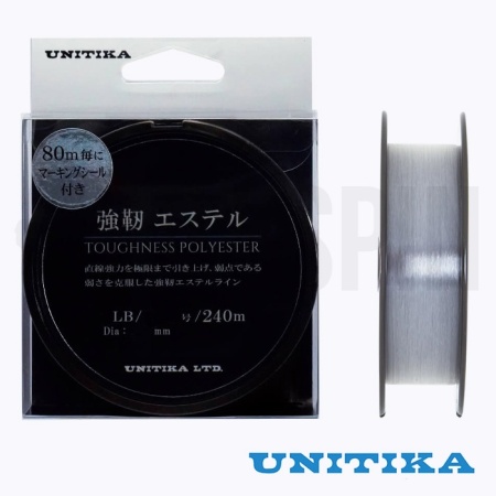 Эстер UNITIKA Strong Ester 240m clear #0.3 1.8lb 0.09mm 0.8kg
