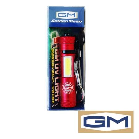 Фонарик с UV излучением Golden Mean UV Light Red