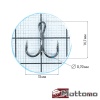 Крючки тройные Mottomo TX-03 #10 9шт