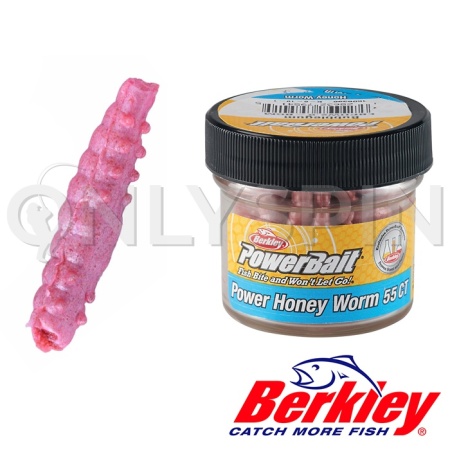 Мягкие приманки Berkley Power Honey Worm 25 BubbleGum