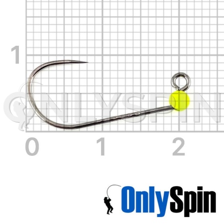 Форелевые джиг-головки OnlySpin Decoy AH-12 безбородые #6 0.9gr шартрез 3шт