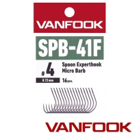 Крючки одинарные Vanfook SPB-41F #6 16шт