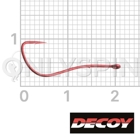 Крючки одинарные Decoy SG-1 #LL 12шт