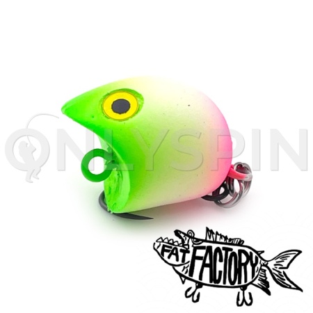 Воблер Fat Factory Splash Top 2.5 Fluorescent Green Pink