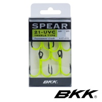 Крючки тройные BKK Spear 21-UVC #8 7шт