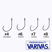 Крючки Varivas Tournament Hook Canvas #8 15шт