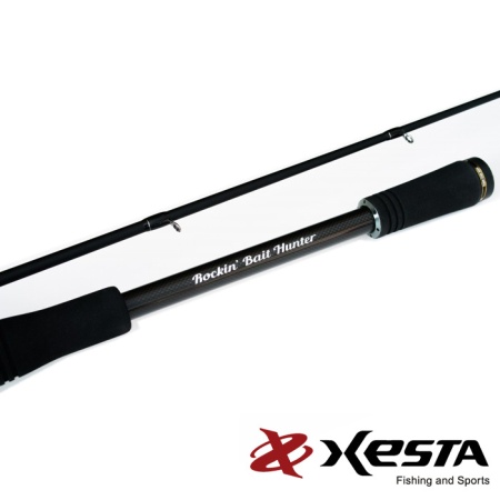 Спиннинг кастинговый Xesta Black Star Hard Casting 2.19m 5-35gr B72MHX Rockin Bait Hunter
