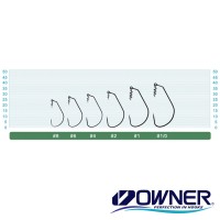 Крючки офсетные Owner 11757/51757 Twistlock Finesse TL-01 8 4шт
