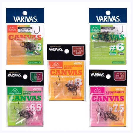 Крючки Varivas Tournament Hook Canvas #4 55шт
