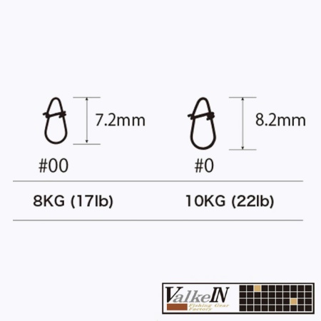Застежки ValkeIN Gyro Snap #00 15шт