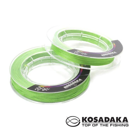 Шнур Kosadaka Super Line PE X4 300m Light Green 0.16mm 8.6kg 19lb