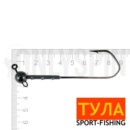 Джиг-головки с дополнительной петлей и термоусадкой Тула 10/0 28gr 2шт