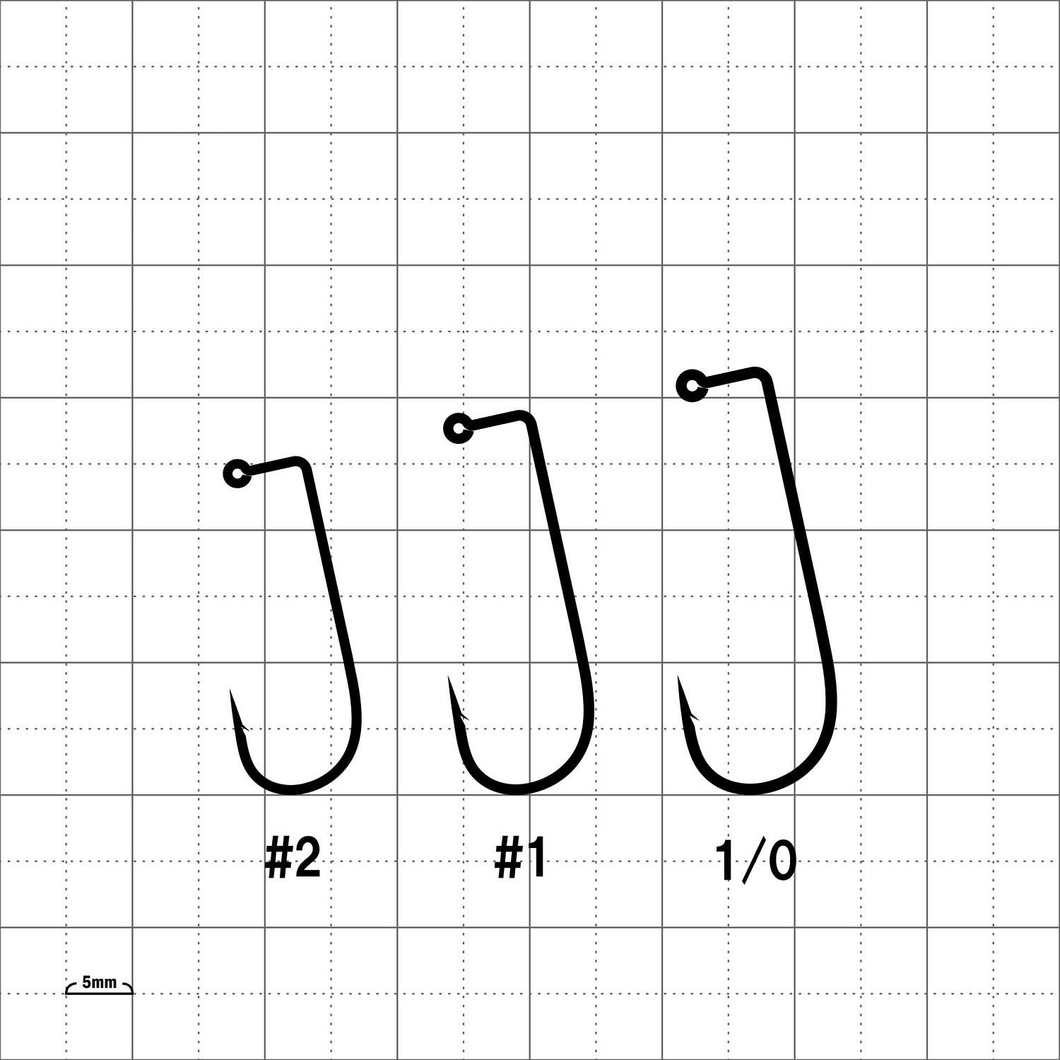 Крючки одинарные Gamakatsu Horizon Jig Hook Nano Alpha #2 10шт