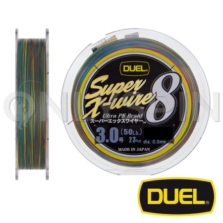 Шнур Duel Super X-Wire 8 150m 5Color-Yellow Marking #1 0.17mm 9kg