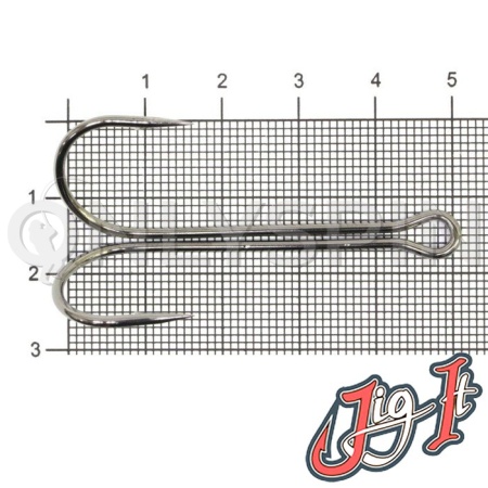 Крючки двойные Jig It Long Double Hooks #5/0 10шт