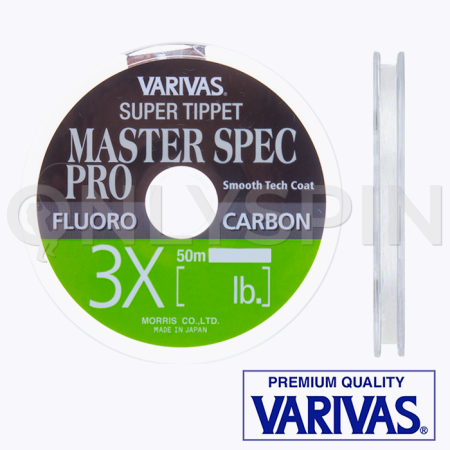 Флюорокарбон Varivas Super Tippet Master Spec Pro Fluorocarbon 3X 50m 8.6lb 0.205mm 3.9kg