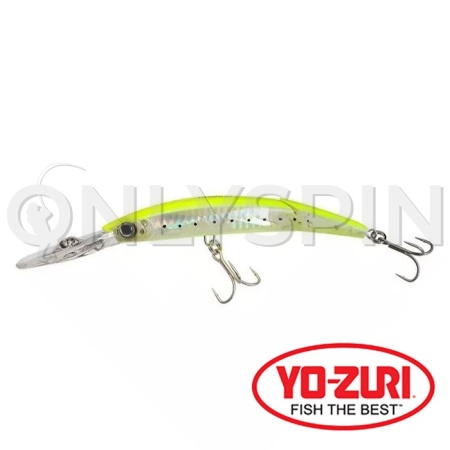 Воблер Yo-Zuri Crystal 3D Minnow Deep Diver Jointed 130F GHCS