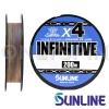Шнур Sunline Infinitive PE X4 200m multicolor #2.5 40lb 0.260mm 18.2kg