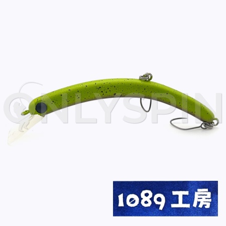 Воблер 1089 Koubou Sakasanyoro Slim 70FS 11 Kiwi