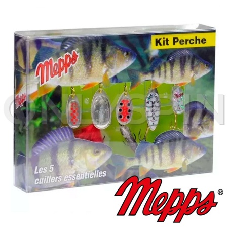 Набор вращающихся блесен Mepps Aglia Kit Perche