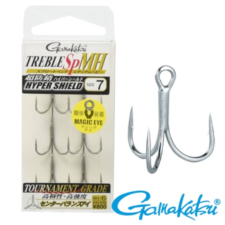 Крючки тройные Gamakatsu Treble SP-MH #14 6шт
