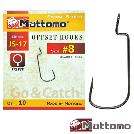 Крючки офсетные Mottomo JS-17 #8 10шт