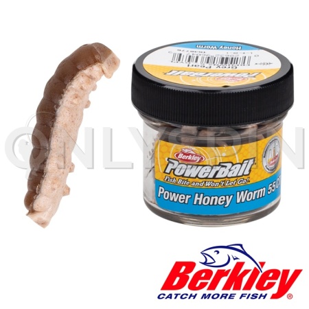 Мягкие приманки Berkley Power Honey Worm 25 Grey Pearl