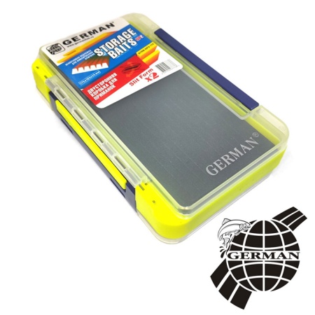 Коробка German Storage Baits NP2 17,5x10,5x3,5cm желтый