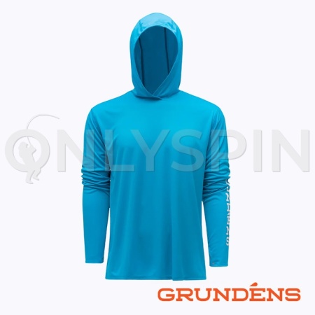 Футболка Grundens Tough Sun Hoodie Azure XL