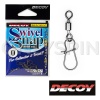 Вертлюжки с карабином Decoy Swivel Snap SN-9 #1 9.9kg 6шт