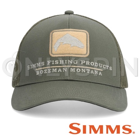 Кепка Simms Double Haul Icon Trucker (Smokey Olive)