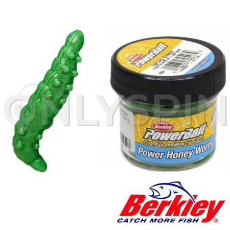 Мягкие приманки Berkley Power Honey Worm 25 Spring Green