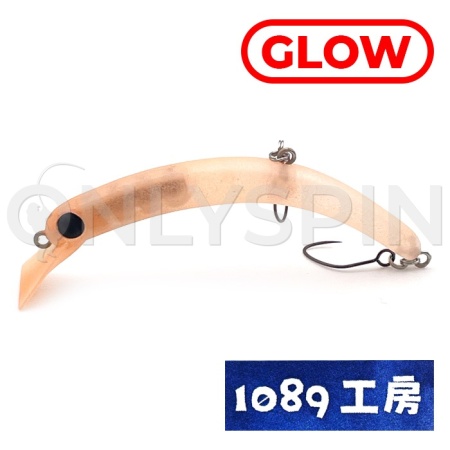 Воблер 1089 Koubou Sakasanyoro Slim 60XS 12 Red Glow
