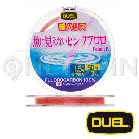 Флюорокарбон Duel Pink Fluorocarbon Fish Cannot See 50m #3 0.285mm 6kg H4393-SP